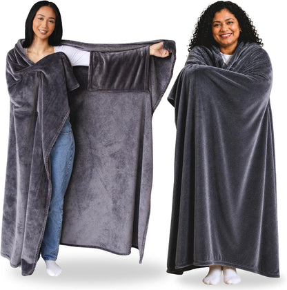 Super Blanky Wearable Blankets for Women & Men, Graduation Day Gift for Her, Cozy Gifts for Women, Wife Birthday Gifts Ideas