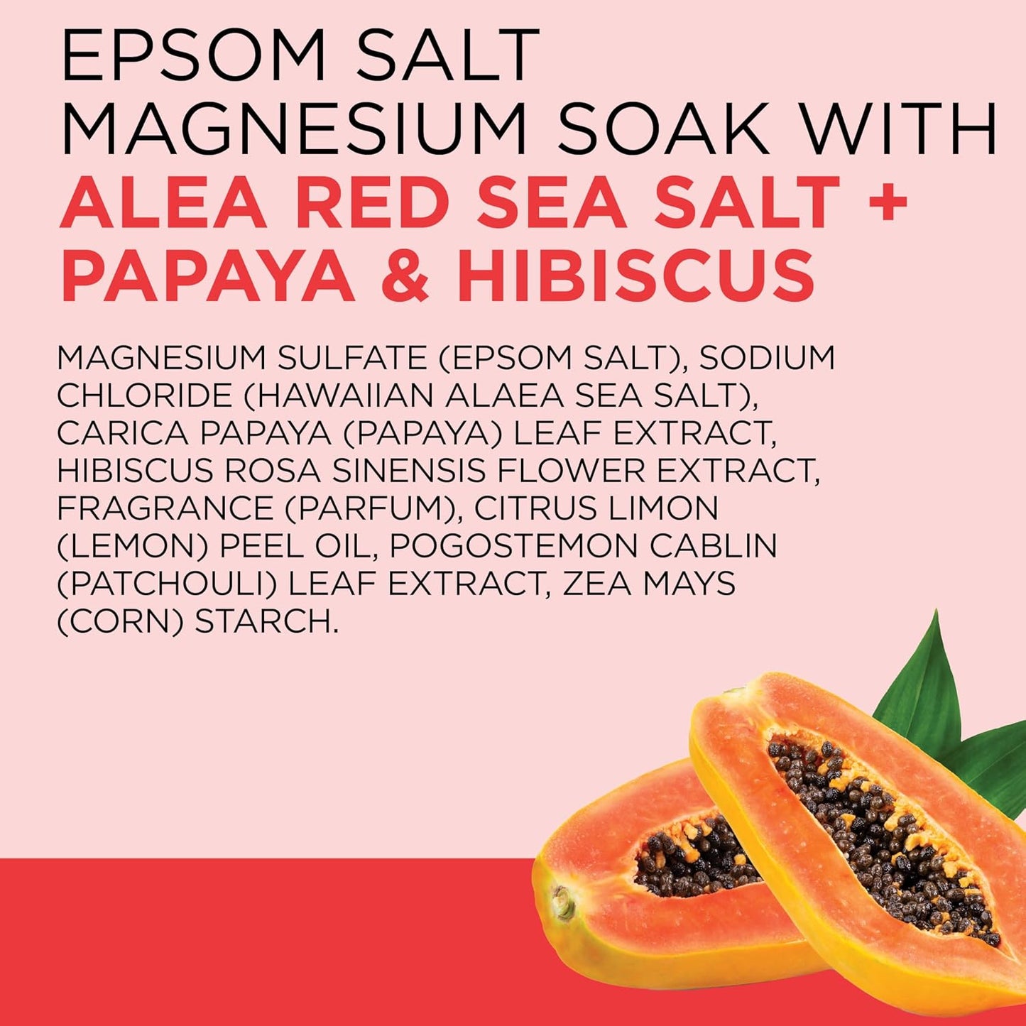Dr Teal's Epsom Salt Magnesium Soak, Limited Edition Hawaiian Bliss, 3 lbs