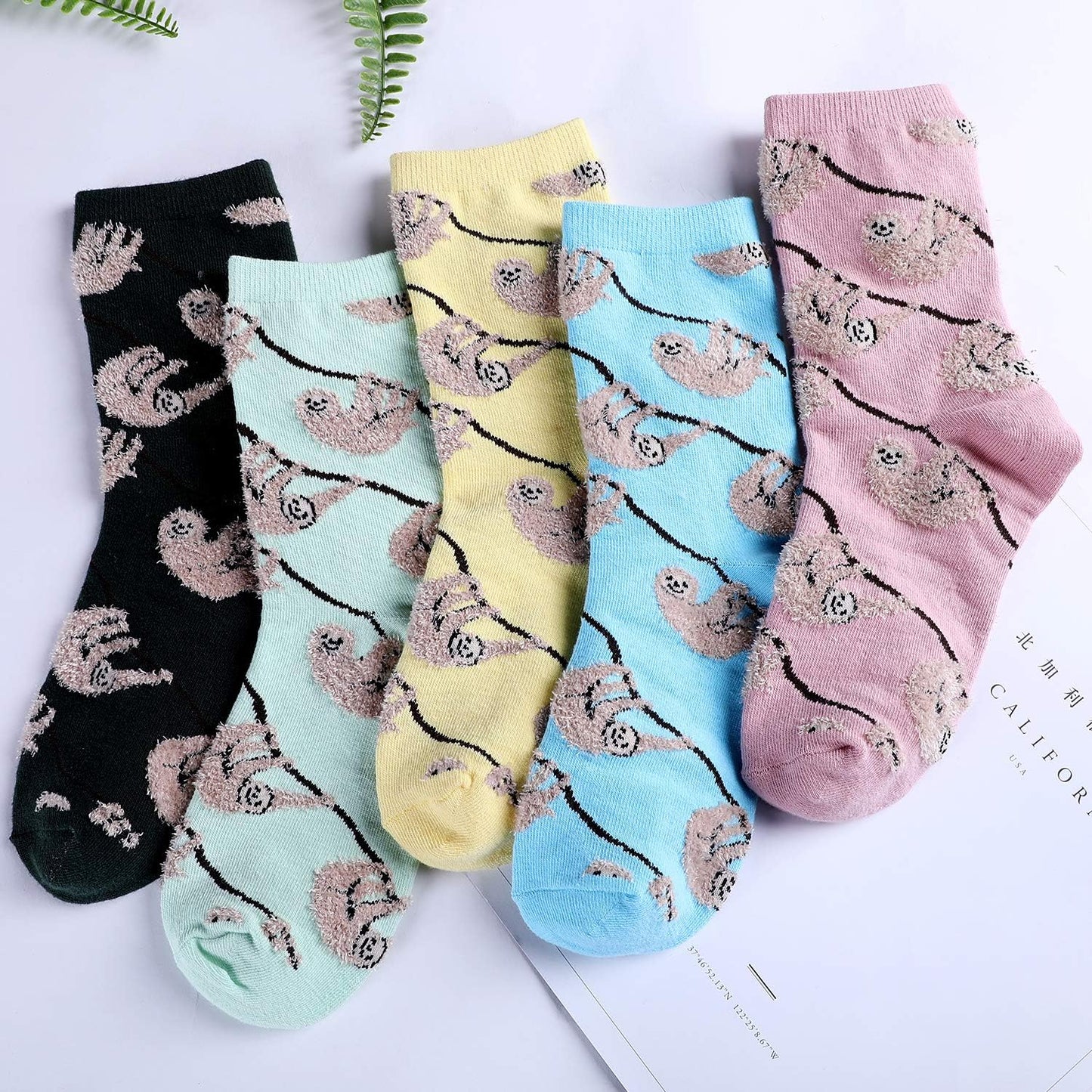 Jeasona Cute Cat Gifts for Women Animal Cat Socks Wife Mom Girlfriend Daughter