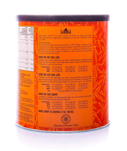 David Rio Elephant Vanilla Chai Tea Latte Mix, 14 Oz