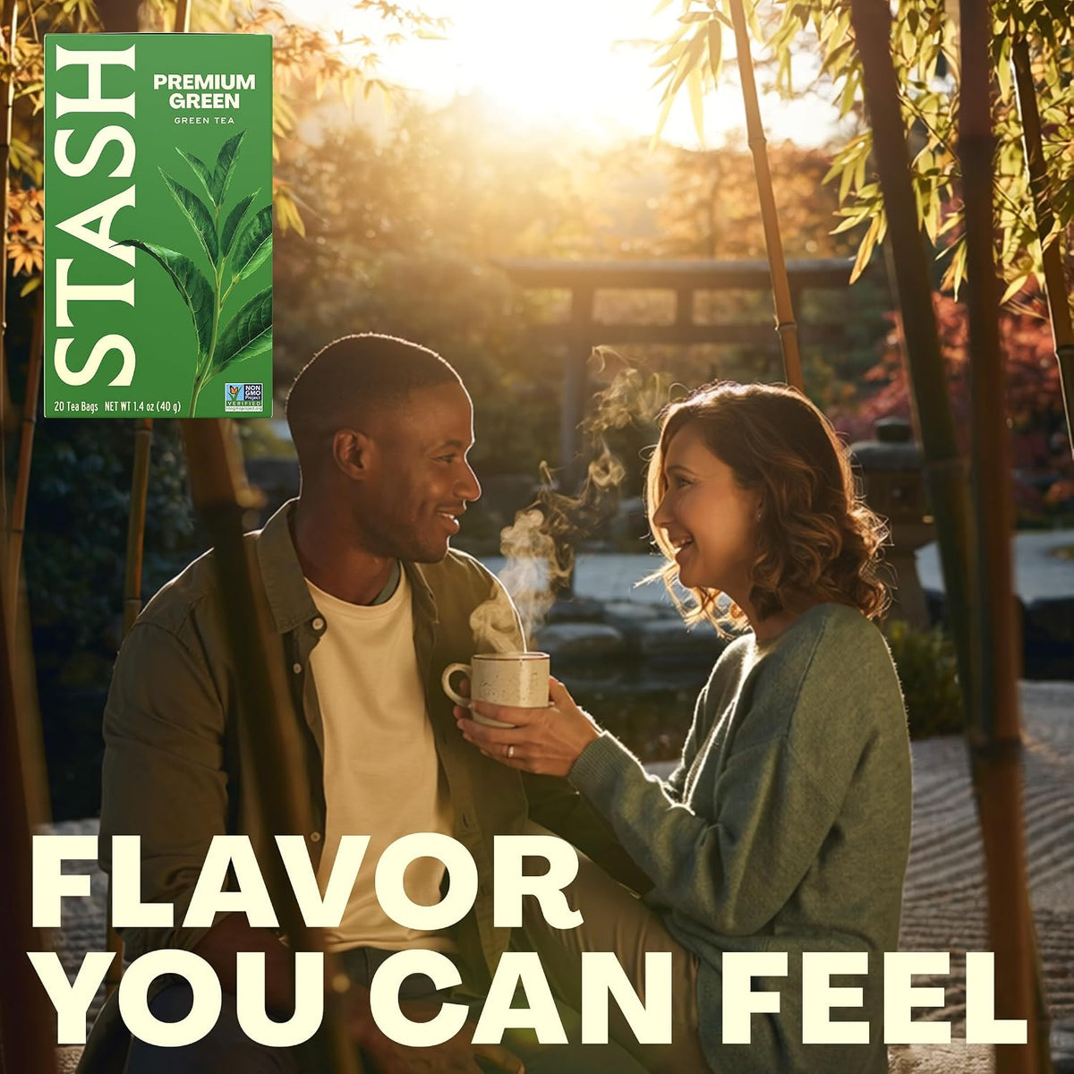 STASH Premium Green Tea, 100 Bags Bulk Pack, Caffeinated
