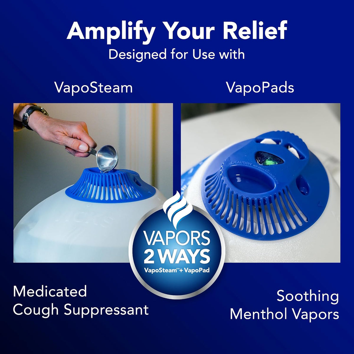Vicks Warm Steam Vaporizer & Humidifier for Small and Medium Rooms