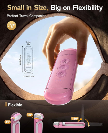 HIONXMGA Rechargeable Book Light,Clip-On Reading Light for Books in Bed