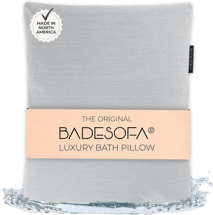 BADESOFA® Luxury Bath Pillow M in Ivory, Quick-Drying Bath Back Pillow