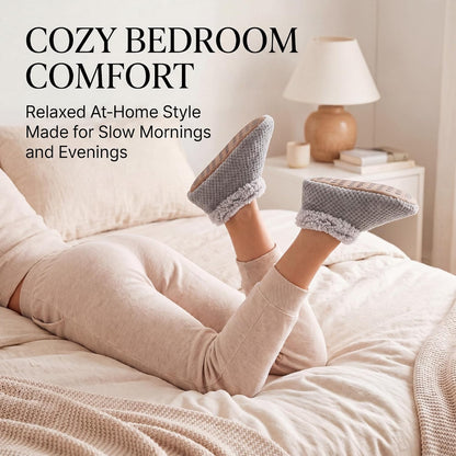 Cozylook Fuzzy Slippers for Women Indoor Soft Sole Slipper Socks