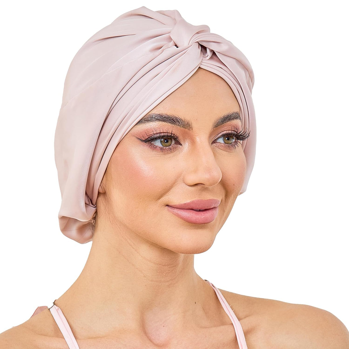Adjustable Silk Bonnet Satin Curly Hair Wrap for Sleeping Women Anti Frizz