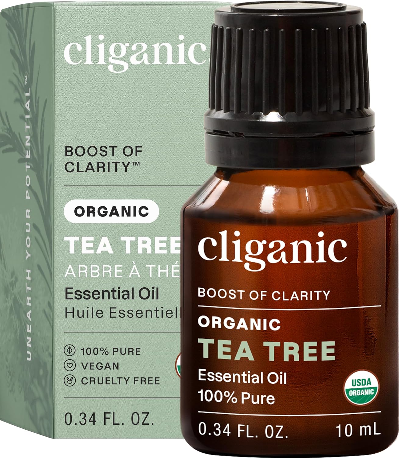 Cliganic Organic Lavender Essential Oil - 100% Pure Natural Undiluted, for Aromatherapy Diffuser | Non-GMO Verified - Colors A