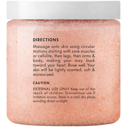 Majestic Pure Himalayan Salt Body Scrub, Lychee Oil Exfoliant, 10 Oz