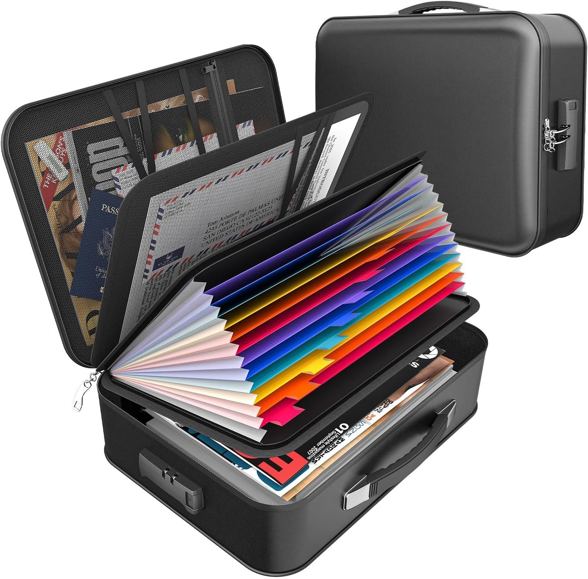 onvvippiv Important Document Organizer Folio Accordion File Organizer