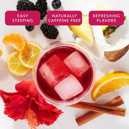 The Republic of Tea Cold Brew Hibiscus Aronia Blackberry Iced Tea