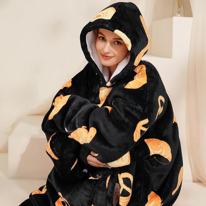 Narecte Cozy Oversized Blanket Hoodie Wearable Blanket Adults Soft Hooded Blanket Hoodie Birthday Gifts for Women Christmas - Colors A
