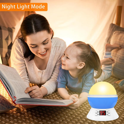 Kids Star Projector Night Light, Star Night Light Projector for Kids, Ceiling Stars Projection Lamp with Timer, 360° Rotating Night Light for Bedroom, Birthday Gift for 3 4 5 Year Old Girls Boys Black