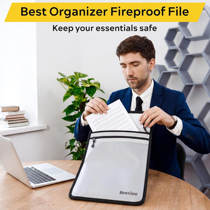 Fireproof Document Bag - Fireproof Box [Thermal Insulated] Fireproof Safety