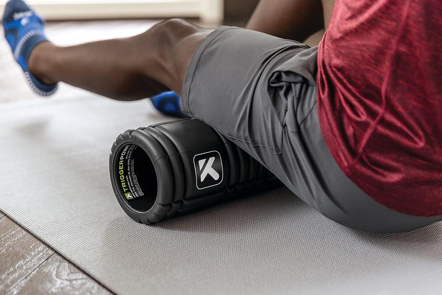 TriggerPoint Grid 1.0 Foam Roller - 13" Multi-Density Massage Roller for Deep Tissue & Muscle Recovery - Relieves Tight, Sore Muscles & Kinks, Improves Mobility & Circulation - Targets Key Body Parts