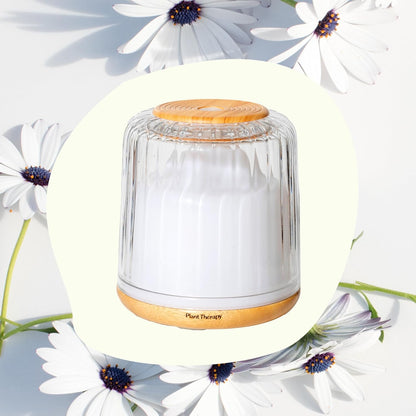 Plant Therapy Home Drift Linen Essential Oil Diffuser, Stylish Linen Cover Adds a Soft, Natural Touch to Any Space, Intermittent & Continuous Mist, Color-Changing Light, 320 Square Feet Coverage