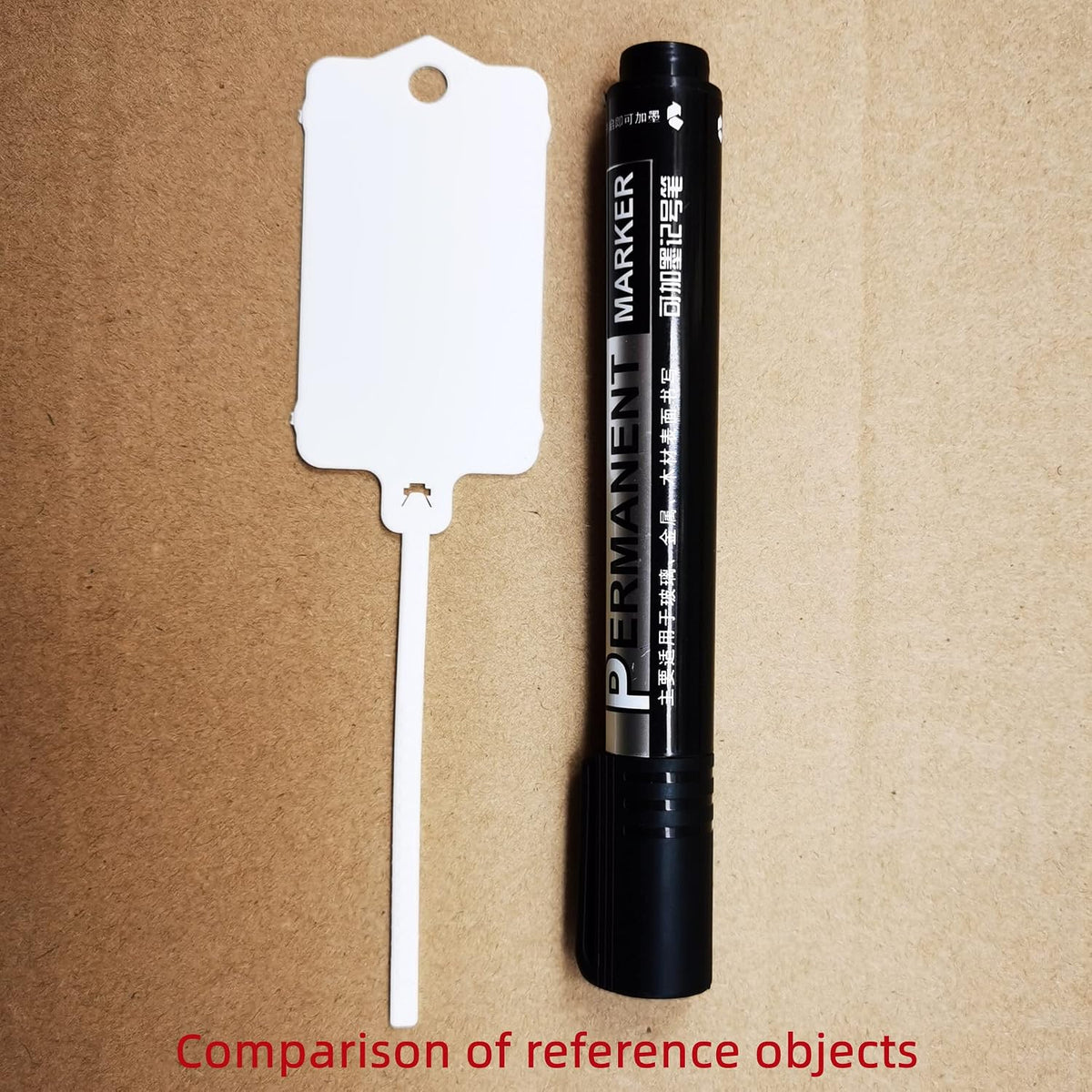 100pcs Reusable Blank Plastic Tags Ties Key Tags 1.45"*2.48" Serrated Tension Sealing Strap with Large Label Plastic Tie Mark Label Waterproof Hang Sign Write on Tag (White, 100pcs)