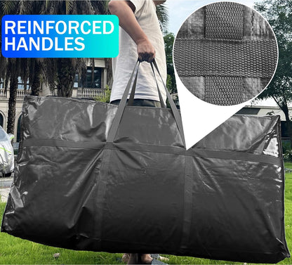 66 Gallon Extra Large Storage Bags, Huge Moving Bags Heavy Duty with Zipper