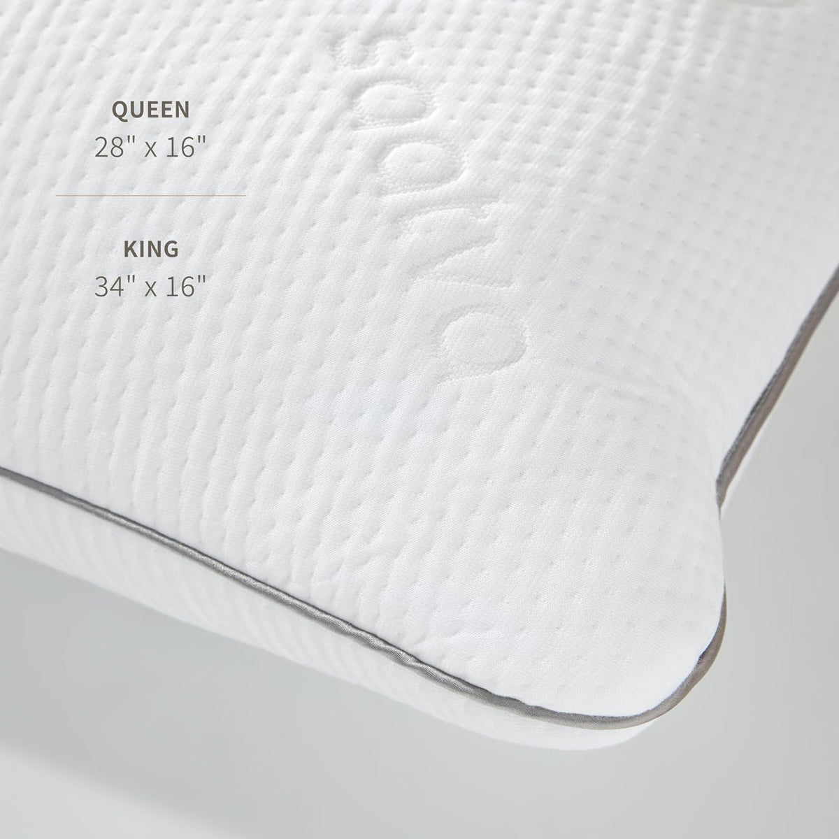 Saatva Cloud Memory Foam Pillow, Gel-Infused Shredded Memory Foam Fill