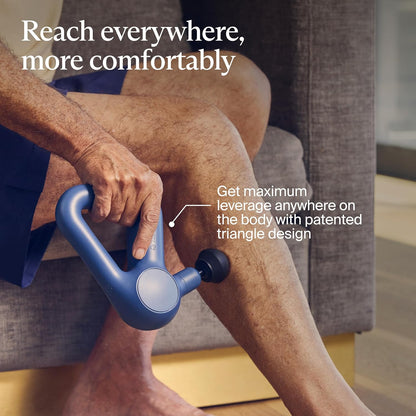 TheraGun Relief by Therabody - Easy-to-Use, Comfortable & Light Handheld Percussion Massage Gun for Everyday Pain Relief Massage Therapy in Neck, Back, Leg, Shoulder and Body (Sand)