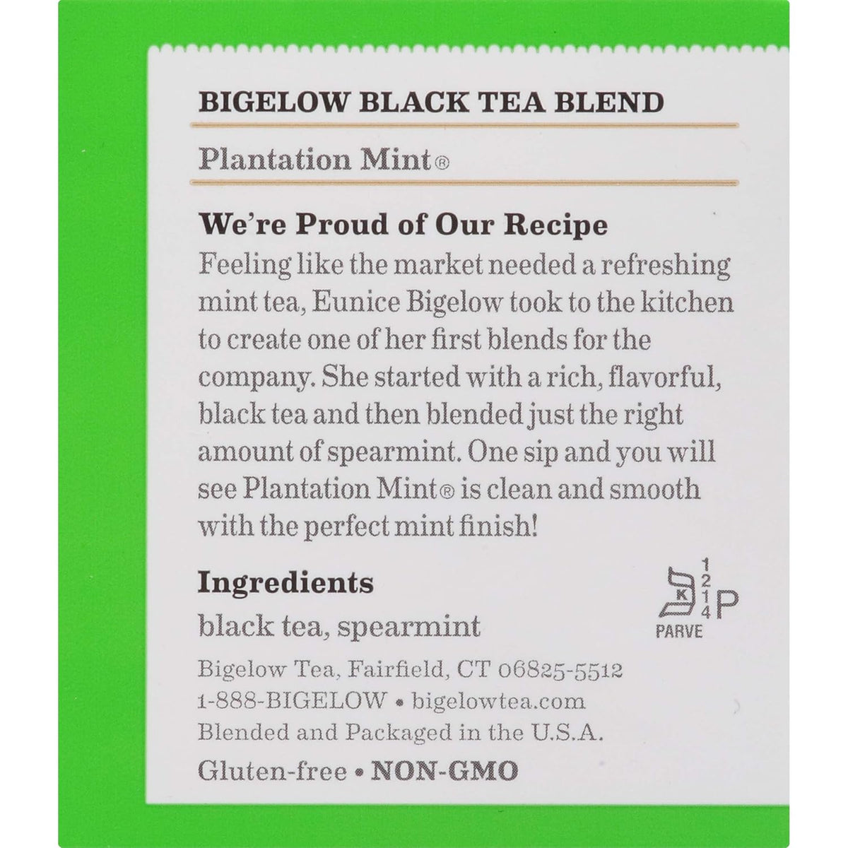 Bigelow Tea Perfectly Mint Black Tea, 20 Count (Pack of 6)