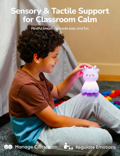 Breathing Pal, Anxiety Relief Kid Breathing Light for Calm Down Corner