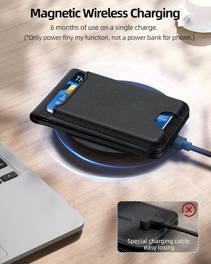 ExtreLife for Magsafe Wallet, Works with Apple Find My, 6 Cards Holder