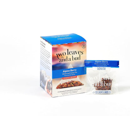 Two Leaves and a Bud Alpine Berry Herbal Tea Bags, 15 Count (Pack of 1)