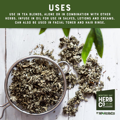 Organic Raspberry Leaf Cut & Sifted, by Herb Co, Rubus Idaeus, from Albania, Kosher, for Tea, Apple Cider Vinegar, Salves, Lotions, Creams, Toner & Hair Rinse, 1 lb