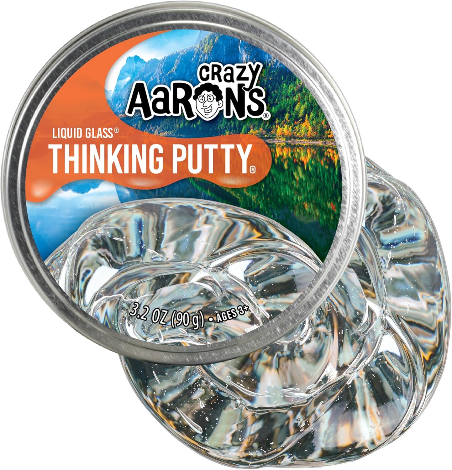 Crazy Aaron's Thinking Putty® - Brown Sugar Boba - Sensory Putty for Kids and Grown ups in a 4" Tin - Creative and Endless Fun, Stress Relief Therapy Toys, Never Dries Out - Made in USA