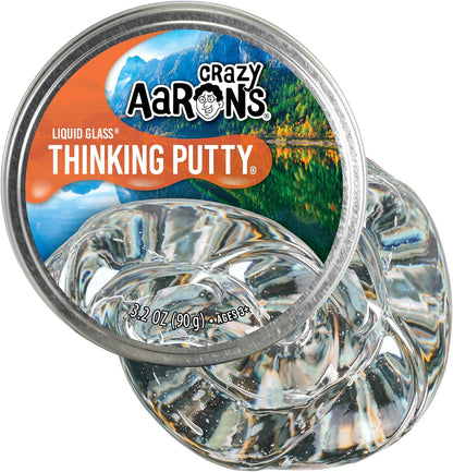 Crazy Aaron's Thinking Putty® - Brown Sugar Boba - Sensory Putty for Kids and Grown ups in a 4" Tin - Creative and Endless Fun, Stress Relief Therapy Toys, Never Dries Out - Made in USA