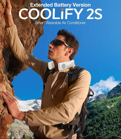 TORRAS COOLiFY 2S Lite Neck Air Conditioner, Grey