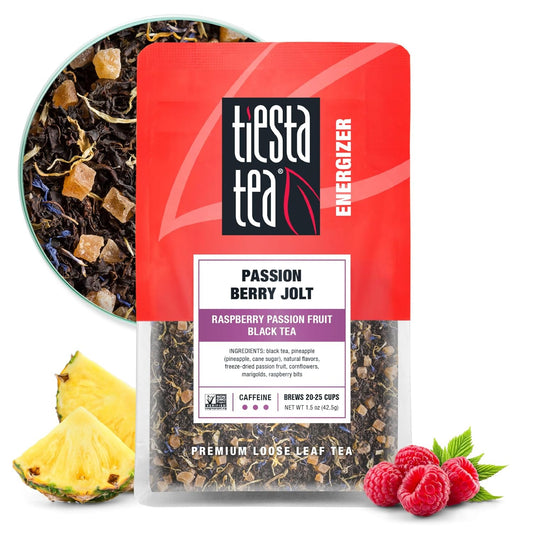 Tiesta Tea Passion Berry Jolt Raspberry Passion Fruit Black Tea 1.5oz