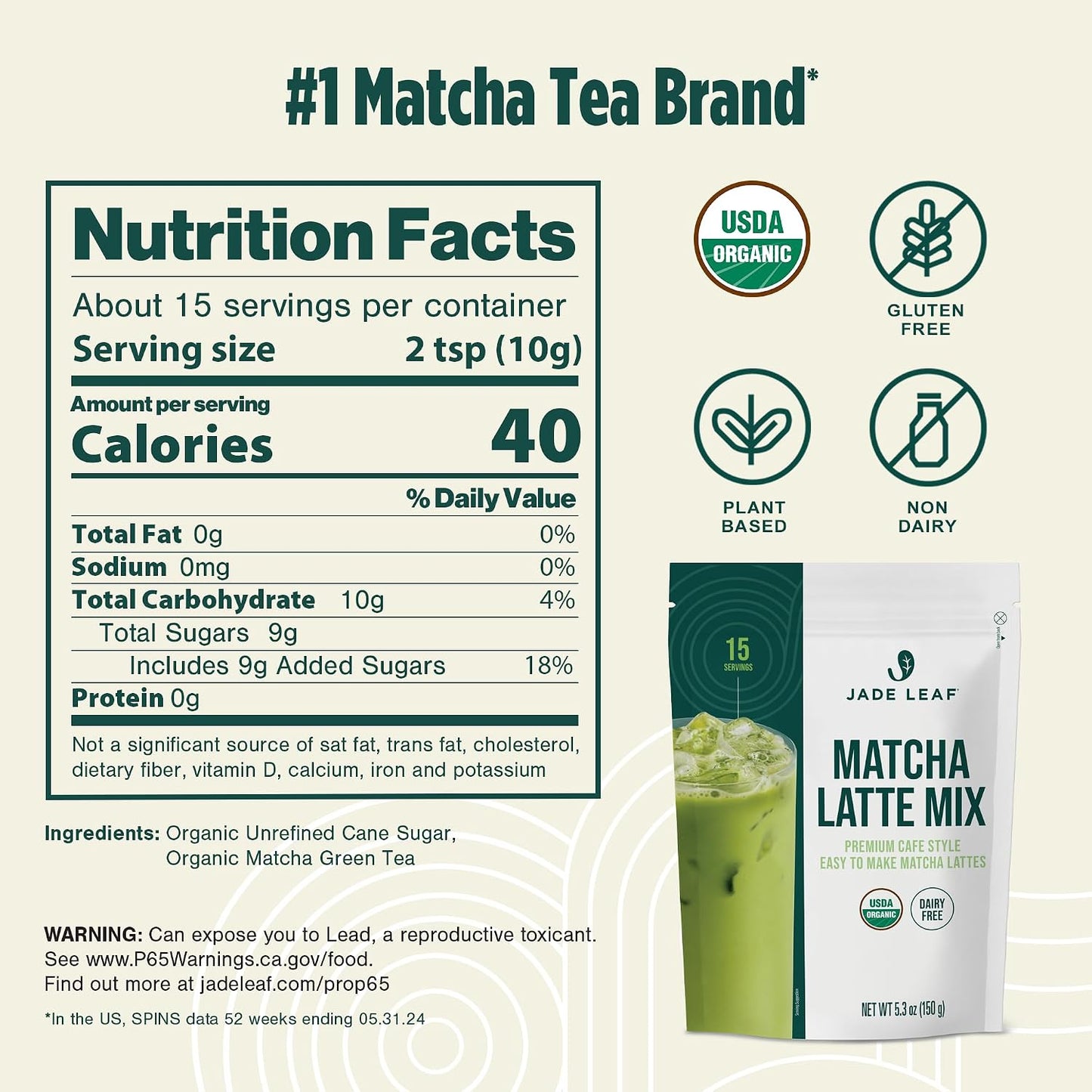 Jade Leaf Matcha Latte Mix, Pumpkin Spice, 91g / 3.2oz