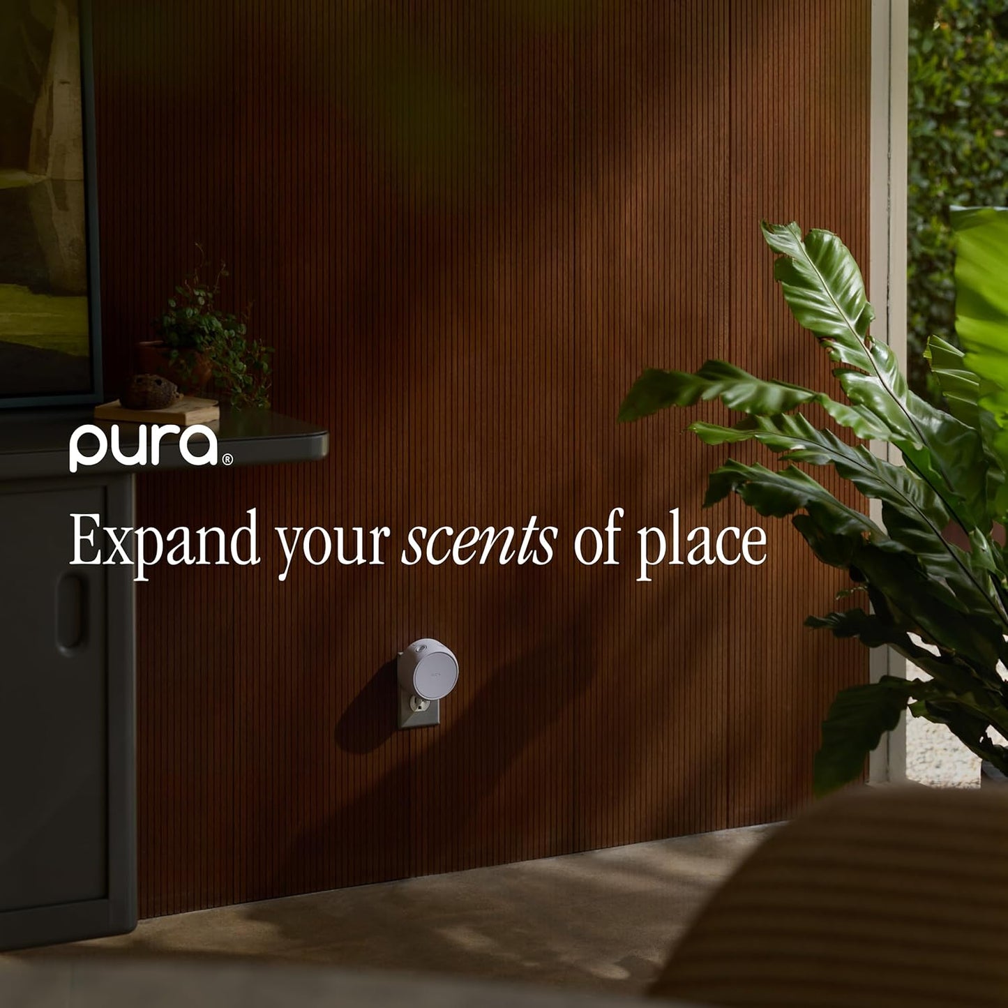 Pura Home 4 Fragrance Diffuser - Adjustable Home Diffuser with LED Light & Automatic Vial Detection - Wi-Fi Device for Personalized Home Scenting Experience - 2025 Version