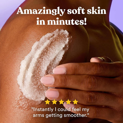 ASUTRA Dead Sea Salt Essential Oil Body Scrub Exfoliator (16 Ounce)
