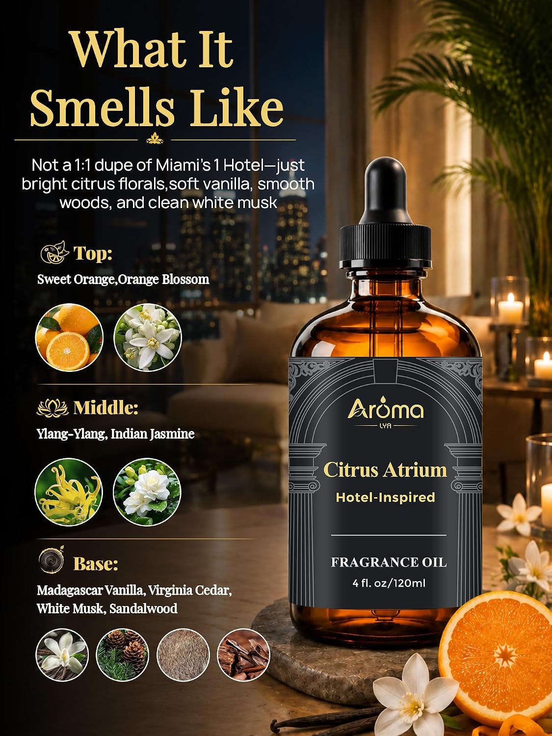 Ocean Breeze Lobby Fragrance Oil, Hotel-Inspired Coastal Resort Scent, Diffuser Oil for Home Diffusers and Crafting