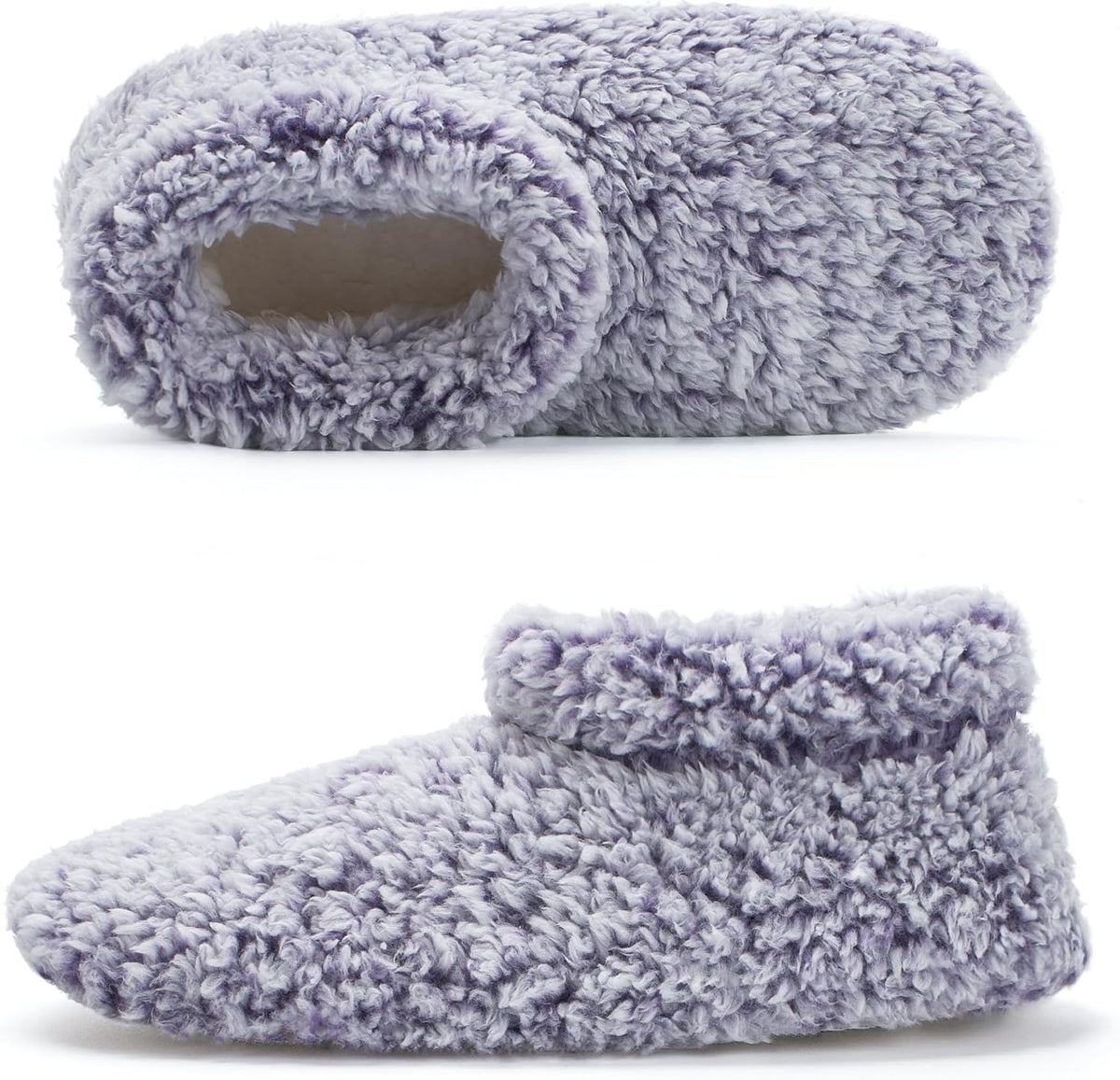 Cozylook Fuzzy Slippers for Women Indoor Soft Sole Slipper Socks