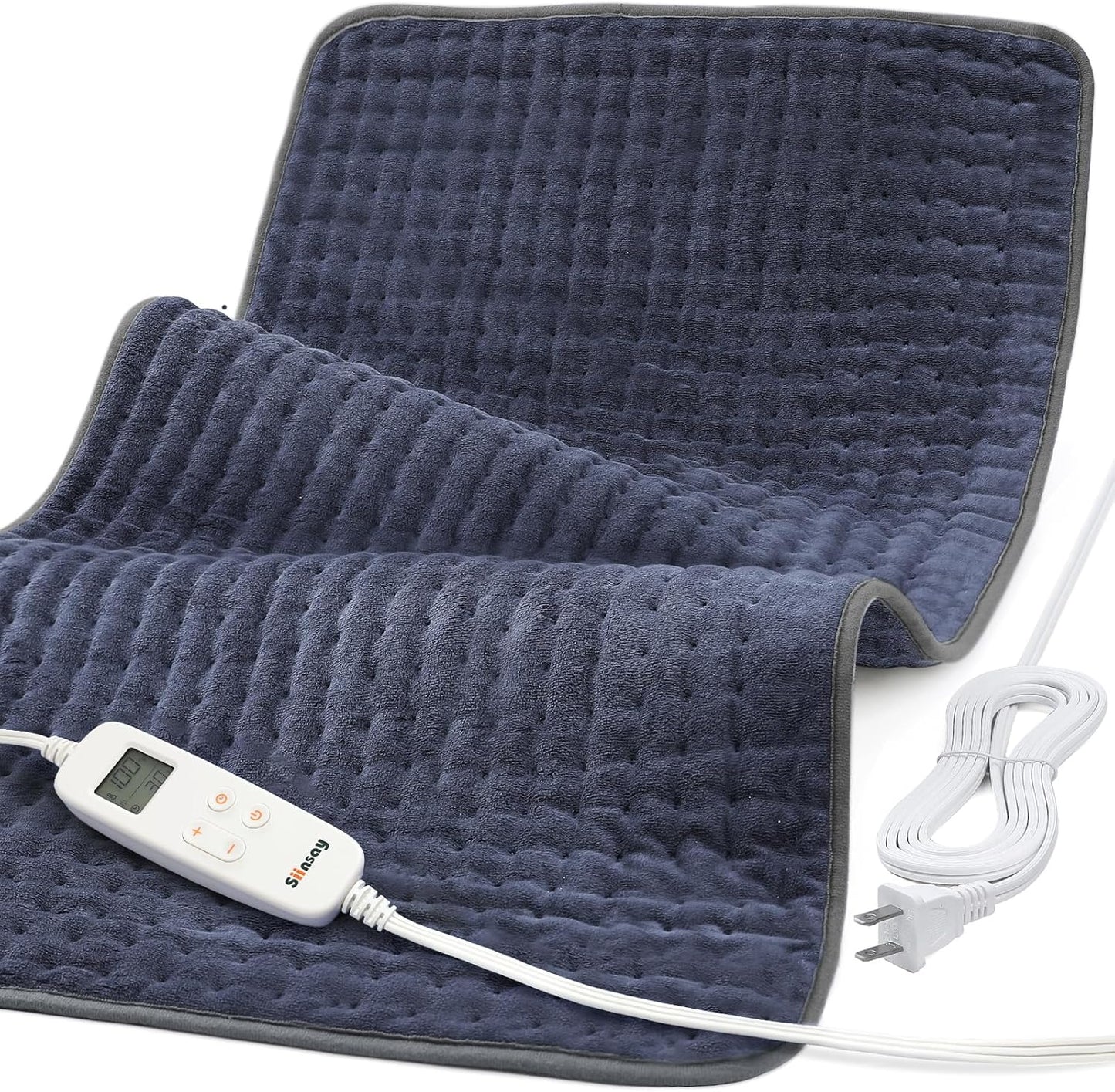 Heating Pad for Back Pain Relief, FSA Eligible HSA,17" x 33" Extra Large Heating Pads for Cramps, Electric Heating Pad with 6 Temperature Controller, Moist & Dry Heat, Auto Shut-Off, Machine Washable