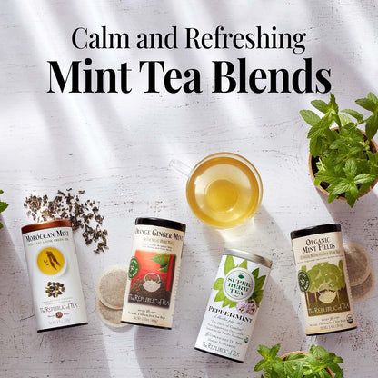 The Republic of Tea Orange Ginger Mint Herbal Tea, Caffeine Free, 36 Count