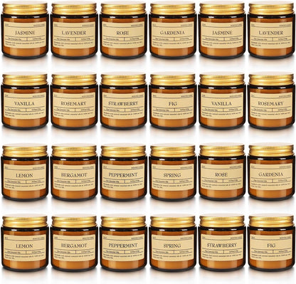36 Pack Scented Candles Set for Home, Relaxing Stress Relief, Aromatherapy - Natural Soy Wax and Fragrance - Gifts for Women, Mom, Best Friend, Wife, Birthday