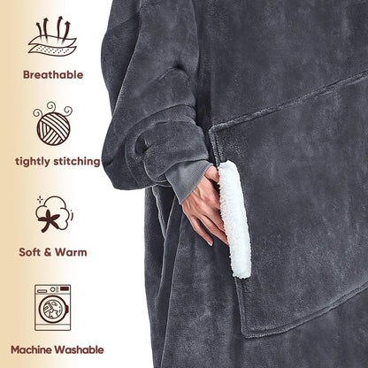 yescool Wearable Blanket Hoodie as Christmas Birthday Gifts for Women Mom - Colors B