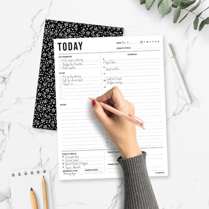 Daily Planner Notepad - 8.5x11 To Do List Organizer