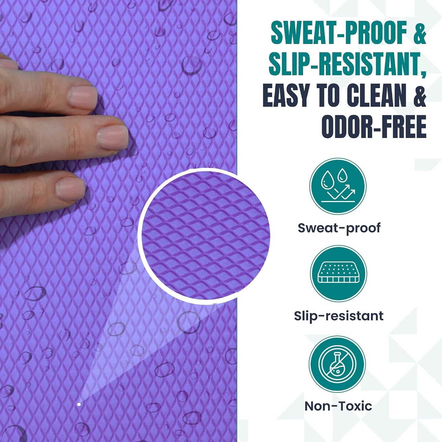 High-Density Balance Pad - Durable TPE Foam Balance Pad Physical Therapy, Foam Exercise Pad with Non-Slip Surface, Lightweight for Home & Gym Workouts, Core Strength & Balance Enhancement