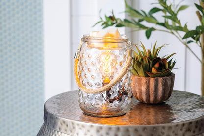 Candle Warmers ETC. Vintage Bulb Illumination Fragrance Warmer- Light-Up Warmer for Warming Scented Candle Wax Melts and Tarts to Freshen Room, Apothecary