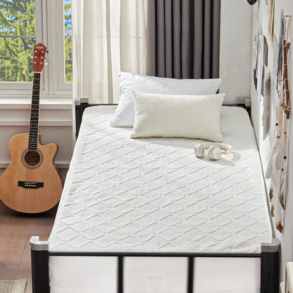 UNILIBRA Queen Mattress Protector Waterproof, Deep Pocket Mattress Pad Cover Fits to 6''-21'', Breathable Hollow Cotton Filling Quilted Mattress Protector for Queen Size