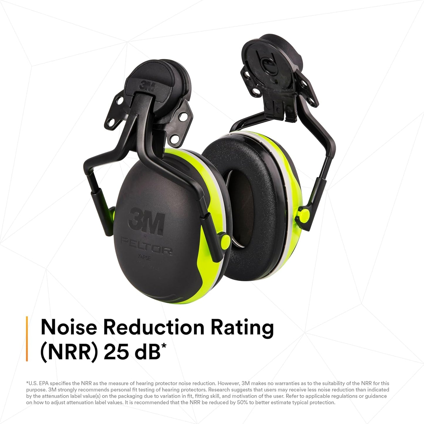 3M PELTOR Hearing Protection Earmuffs, X4 Series Noise Protection, Construction, Manufacturing, Assembly, Sanding