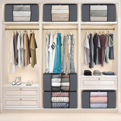 Fab totes Storage Bags for Clothes Blanket Storage Bins with Lids