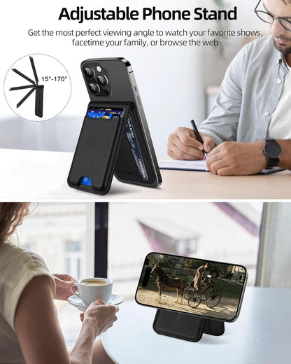 ExtreLife for Magsafe Wallet, Works with Apple Find My, 6 Cards Holder