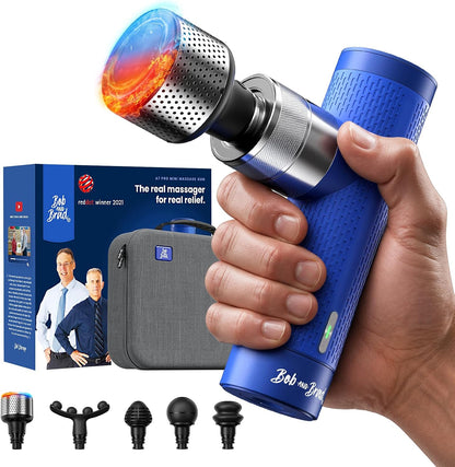 BOB AND BRAD A7 Massage Gun, 11mm Deep Tissue Percussion, Metal Head