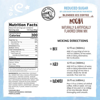 Big Train Vanilla Bean Blended Crème Beverage Mix, 3.5 Pound (Pack of 1) - Colors B